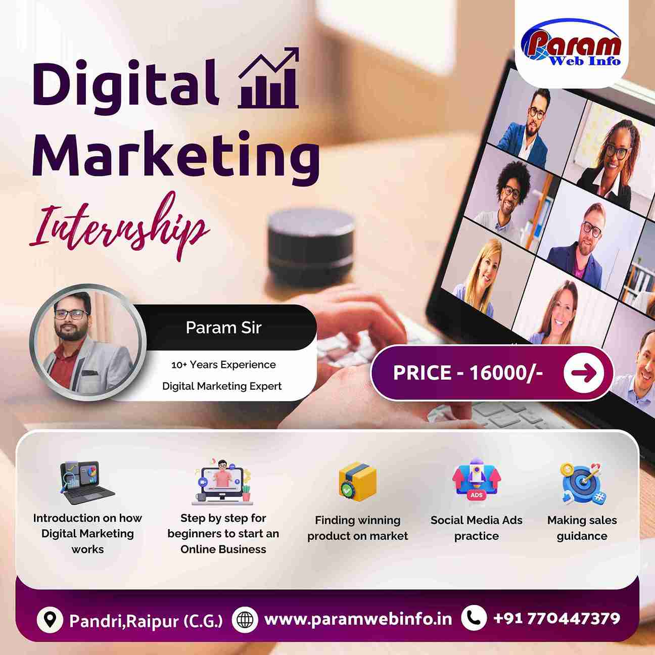 Start Your Career in Digital Marketing at Paramclasses
